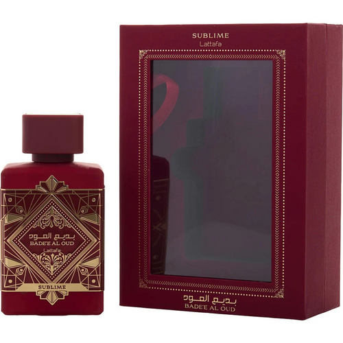 Sublime Badee Al Oud By Lattafa Eau De Parfum 3.4 oz