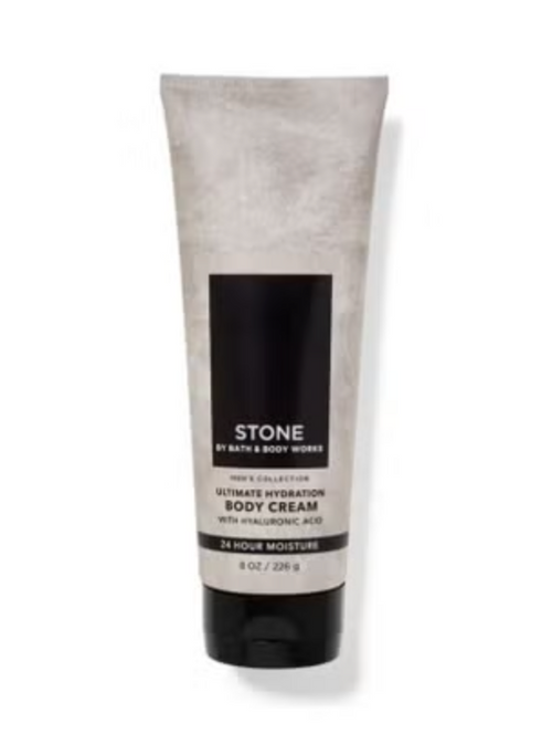 Bath & Body Works – Stone Slate Body Cream for Men (8 oz / 226 g)