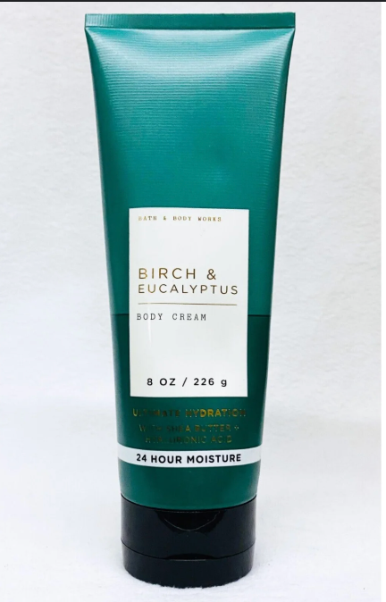 Bath & Body Works – Birch & Eucalyptus Body Cream for Men (8 oz / 226 g)