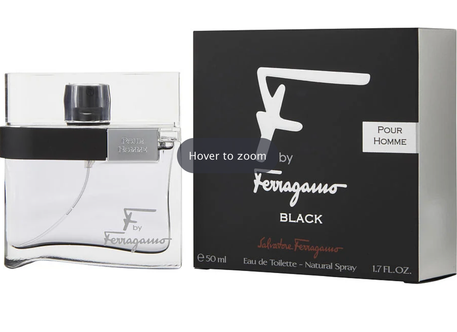 F By Ferragamo Pour Homme Black men Eau De Toilette Spray - 1.7oz/50ml image