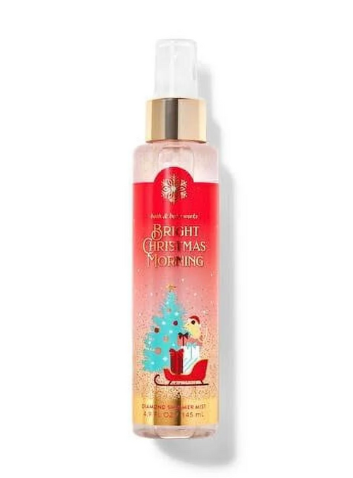 Bath & Body Works  Bright Christmas Morning Diamond Shimmer Mist (4.9 oz / 149 mL) image 0