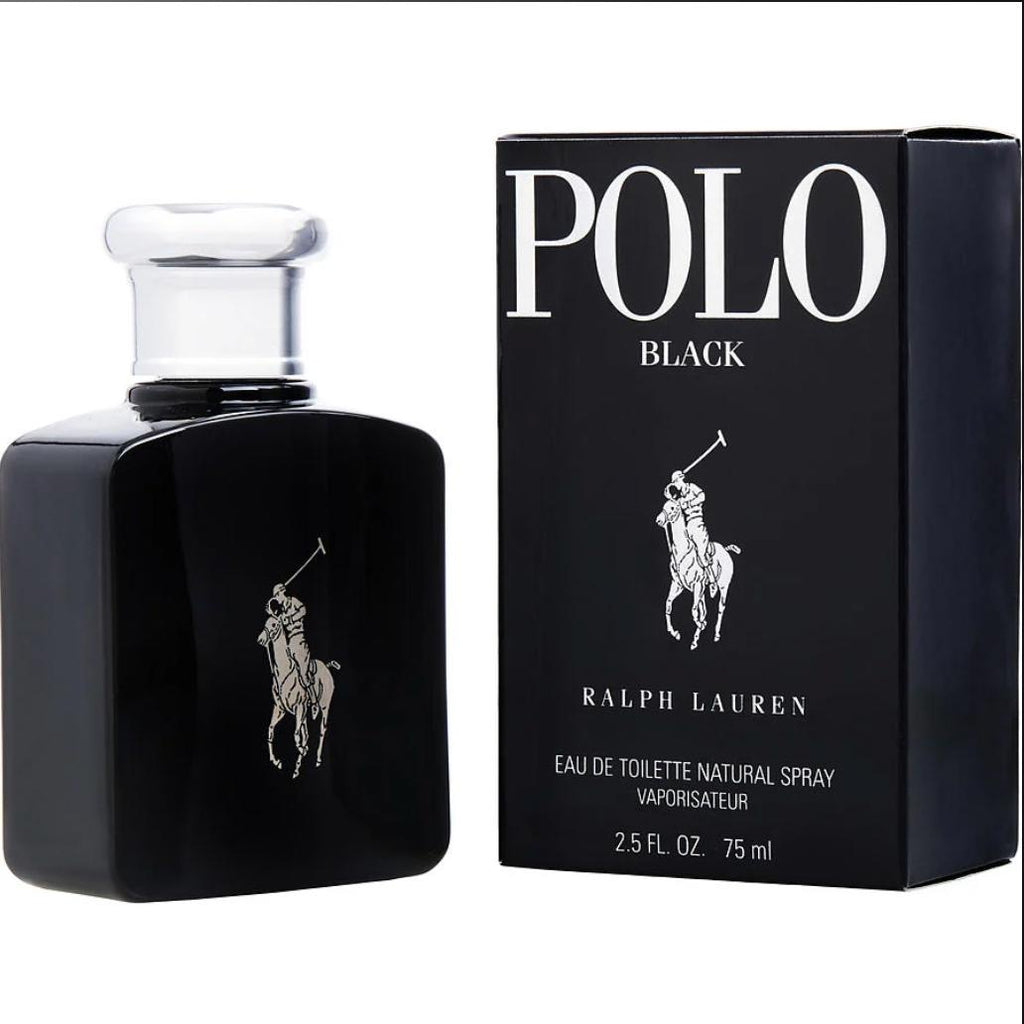 Polo Black Men Eau De Toilette Spray by Ralph Lauren - 2.5oz/75ml image
