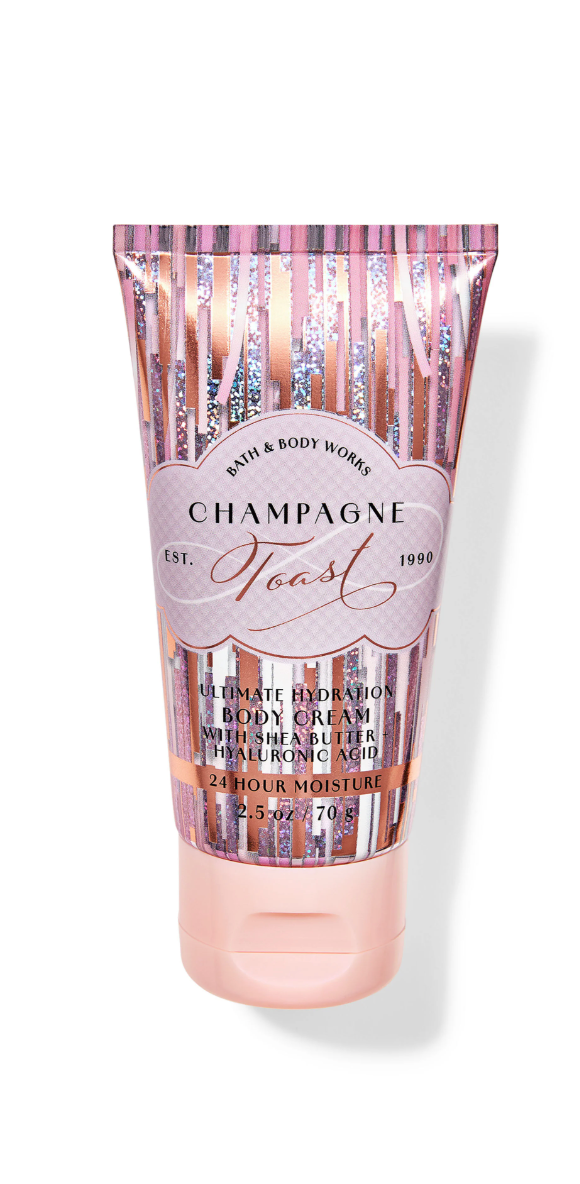 Bath & Body Works Champagne Toast   Travel-Size Body Cream (2.5 oz / 70 g) image 0