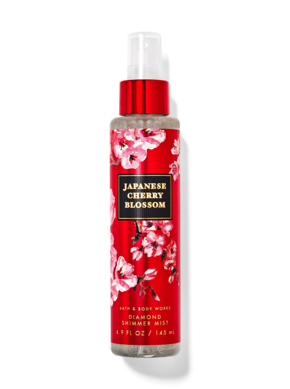 Bath & Body Works  Japanese Cherry Blossom Diamond Shimmer Mist (4.9 oz / 149 mL) image 0