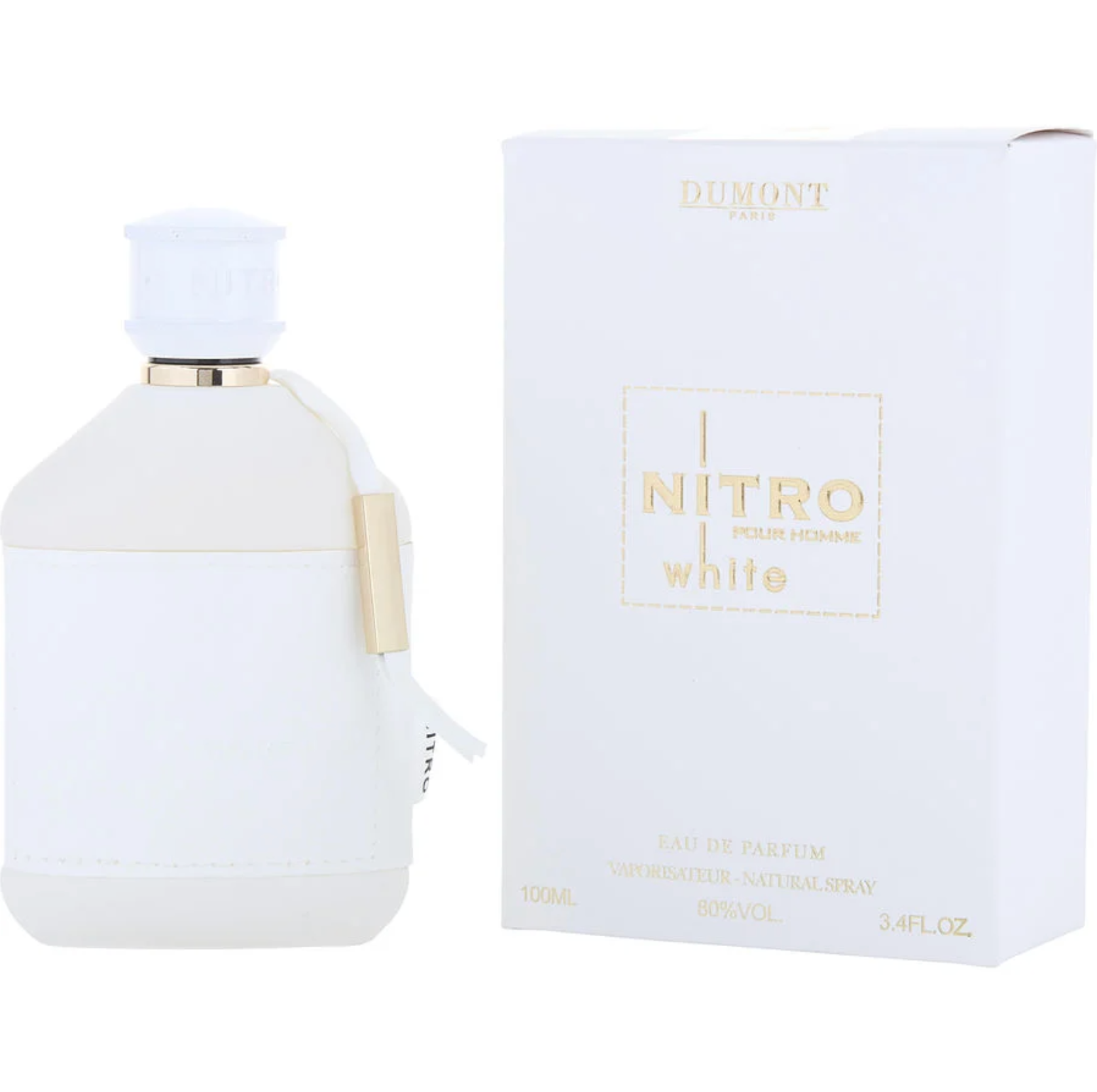 Dumont Nitro White by Dumont Paris Eau De Parfum For Man 3.4oz image 0