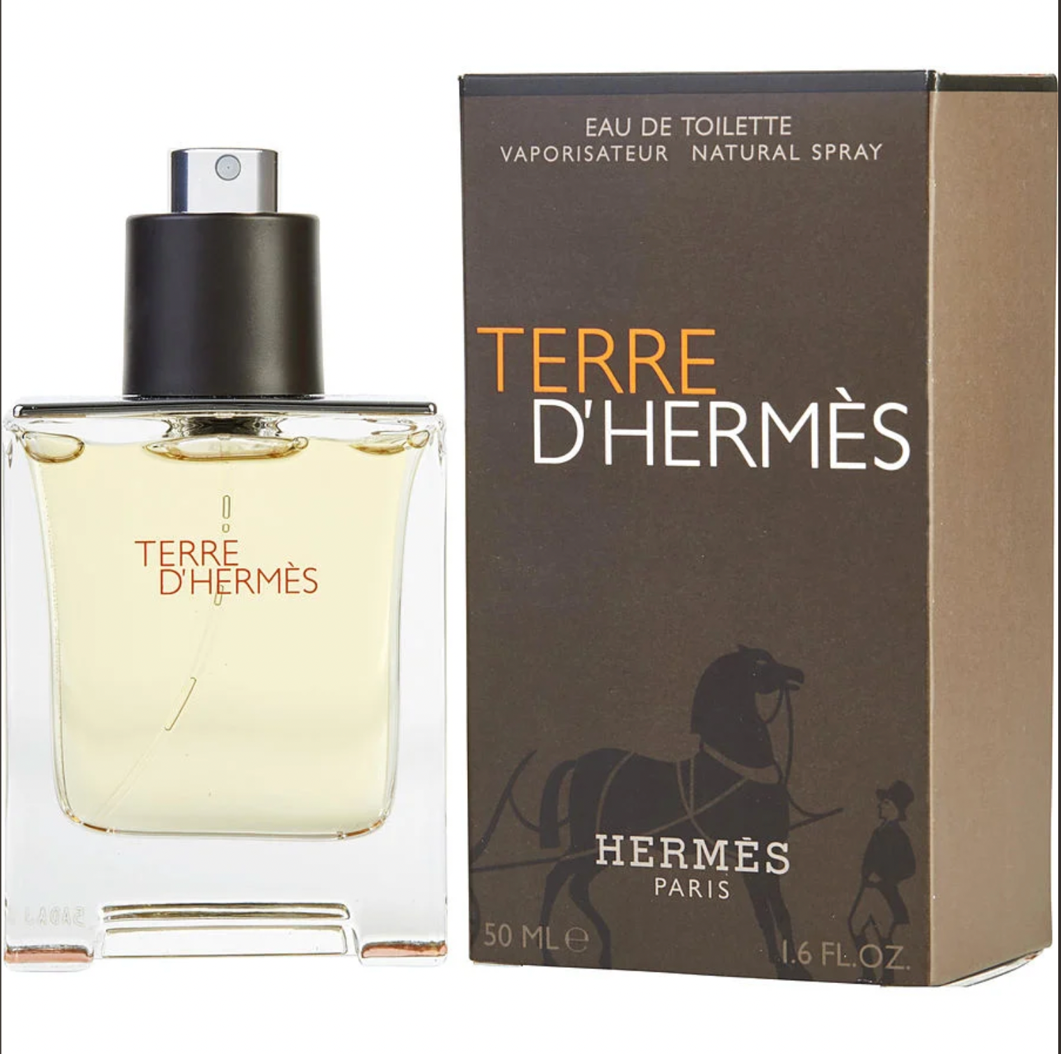 Terre d'Hermes men Eau De Toilette Spray For Men - 1.6oz/50ml image