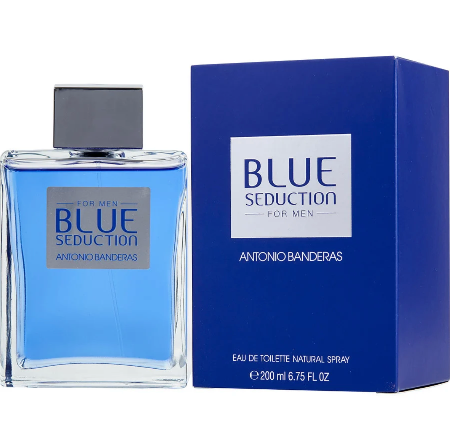 Blue Seduction Men Eau De Toilette Spray by Antonio Banderas - 6.75oz/200ml image