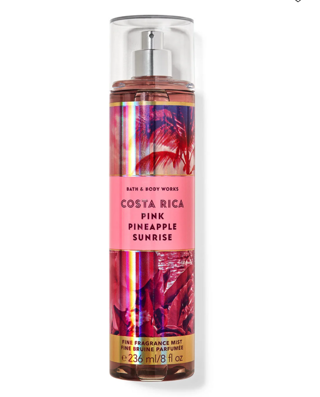 COSTA RICA Pink pineapple sunrise Mist by BATH & BODY WORKS/8.4oz image 0