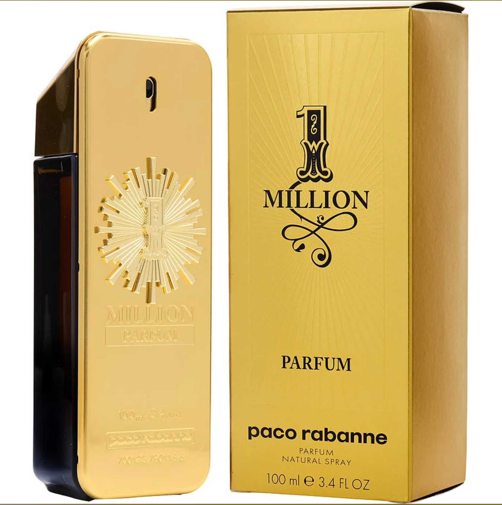 1 million Parfum By Paco Rabbanne - 3.4oz/100ml image
