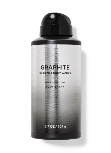 Bath & Body Works GRAPHITE FOR MEN Body Spray Mist Perfume 3.7 oz image 0