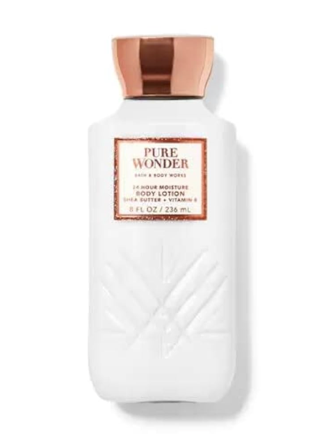 Bath and Body Works Pure Wonder 24 Hour Moisture Body Lotion 8 Ounce image 0