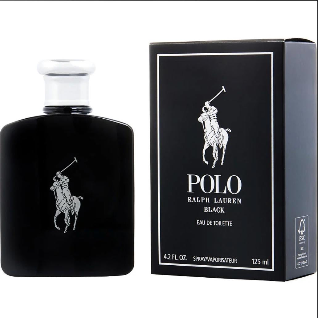 Polo Black Men Eau De Toilette Spray by Ralph Lauren - 4.2oz/125ml image
