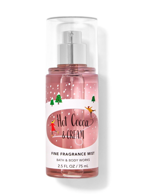 Hot cocoa and cream bath and body works travel spray 3oz/ 88 ml image 0