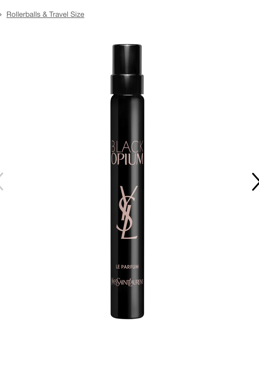 Yves Saint Laurent Black Opium Le Parfum Travel Spray .34oz image 0