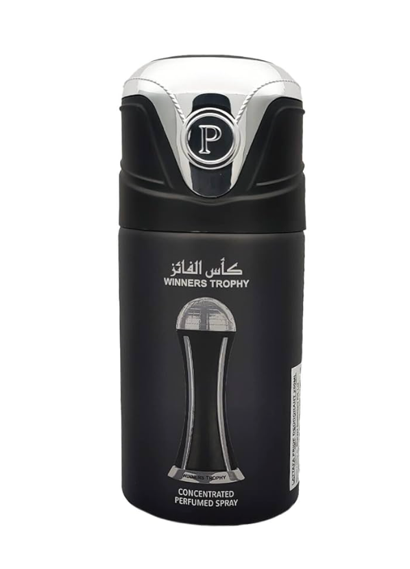 Lattafa Pride Winners Trophy Silver Perfumed Body Spray 250ml image 0