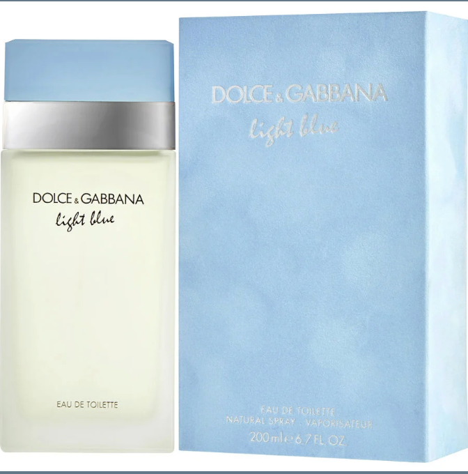 D & G Light Blue women Eau De Toilette Spray by Dolce & Gabbana - 6.7oz/200ml image
