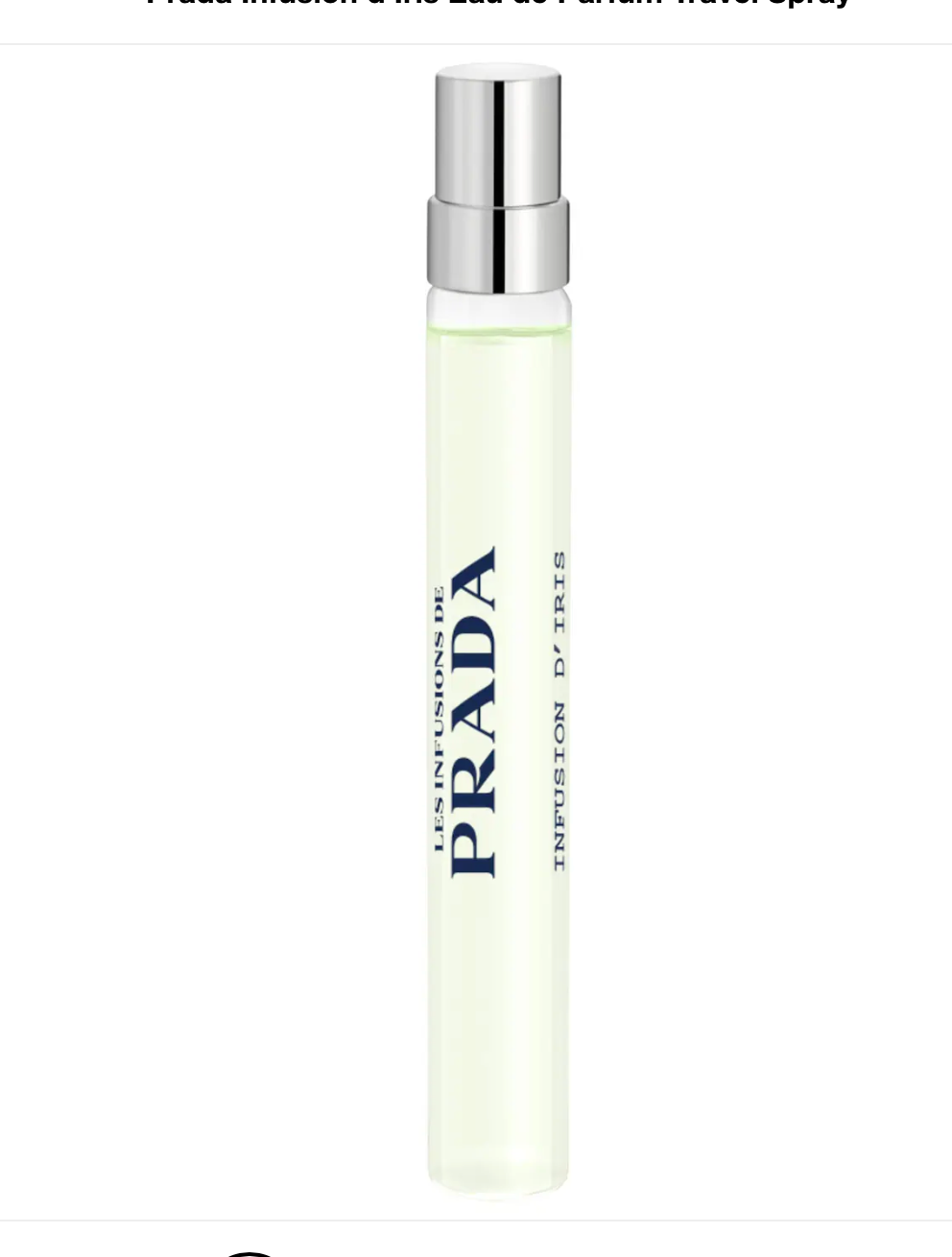 Prada Infusion d'Iris Eau de Parfum Travel Spray .34oz image 0