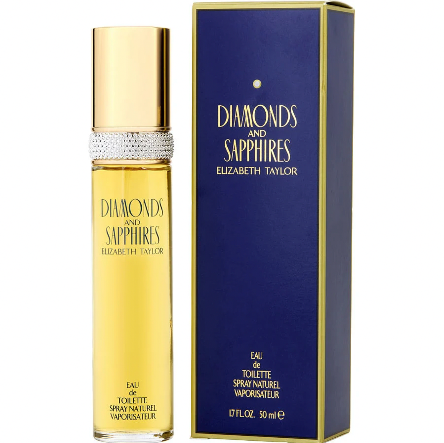 Diamonds & Sapphires Women Eau De Toilette Spray by Elizabeth Taylor - 1.7oz/50ml image