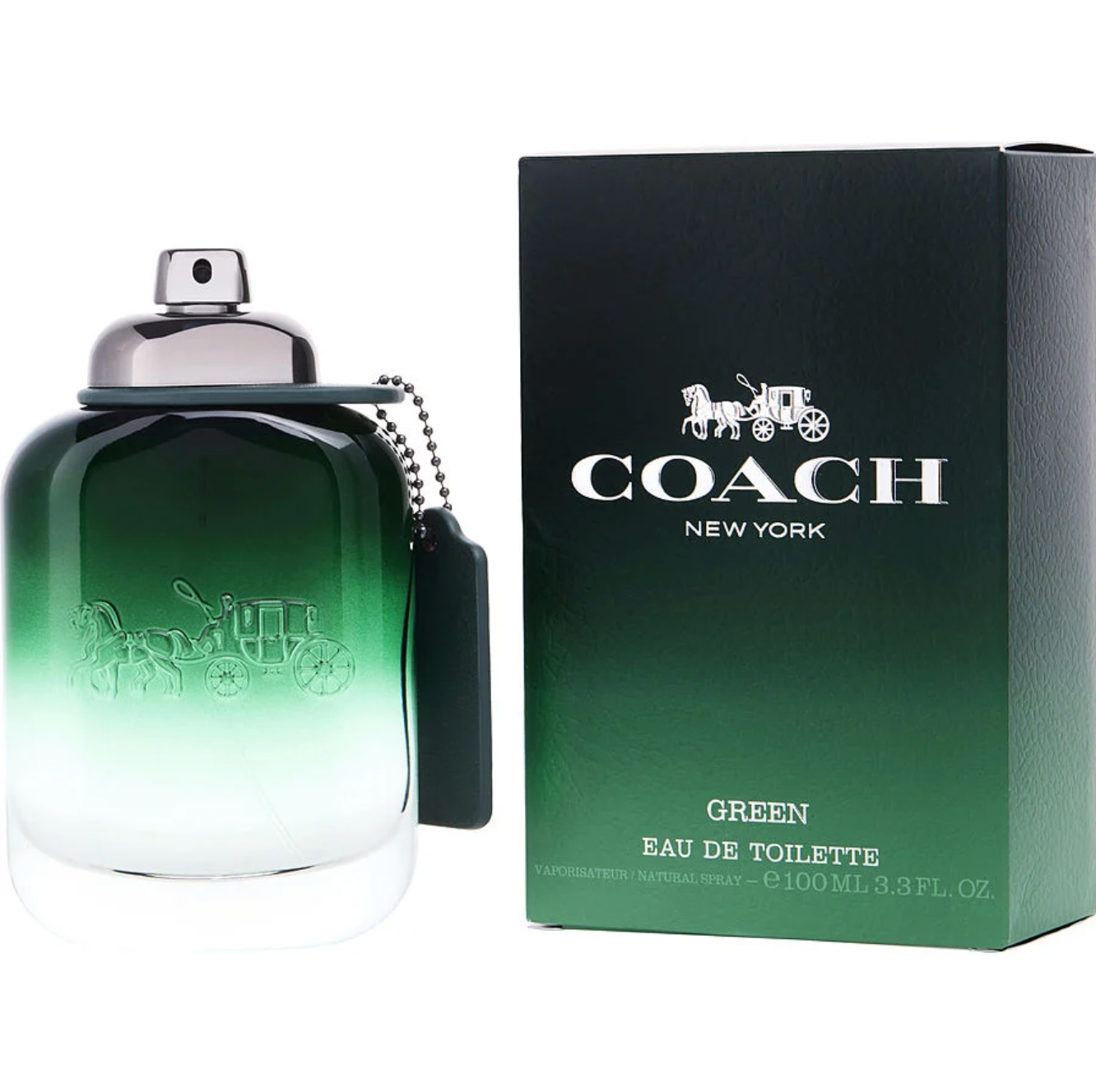 Coach Green men Eau De Toilette Spray 3.3 oz - 3.3 oz / 100 ml image