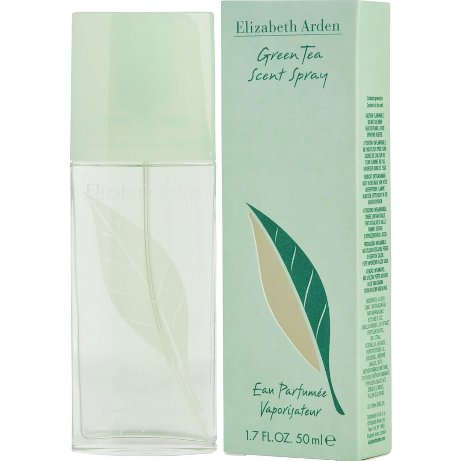 Green Tea Women Eau DeToilette Spray by Elizabeth Arden - 1.7oz/50ml image