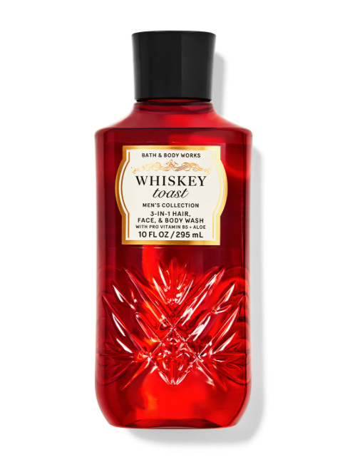 Bath & Body Works Whiskey Toast Men’s 3‑in‑1 Hair, Face & Body Wash (10 fl oz / 295 ml) image 0