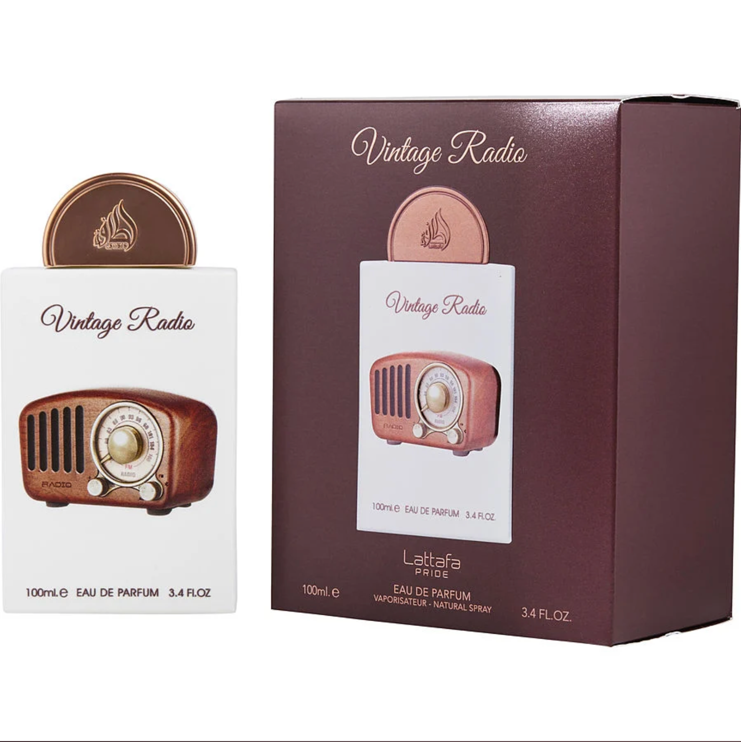 Lattafa Pride Vintage Radio unisex Eau De Parfum Spray 3.4 oz image 0
