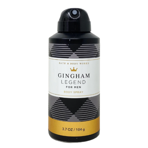 BATH & BODY WORKS GINGHAM LEGEND FOR MEN BODY SPRAY 3.7 OZ image 0