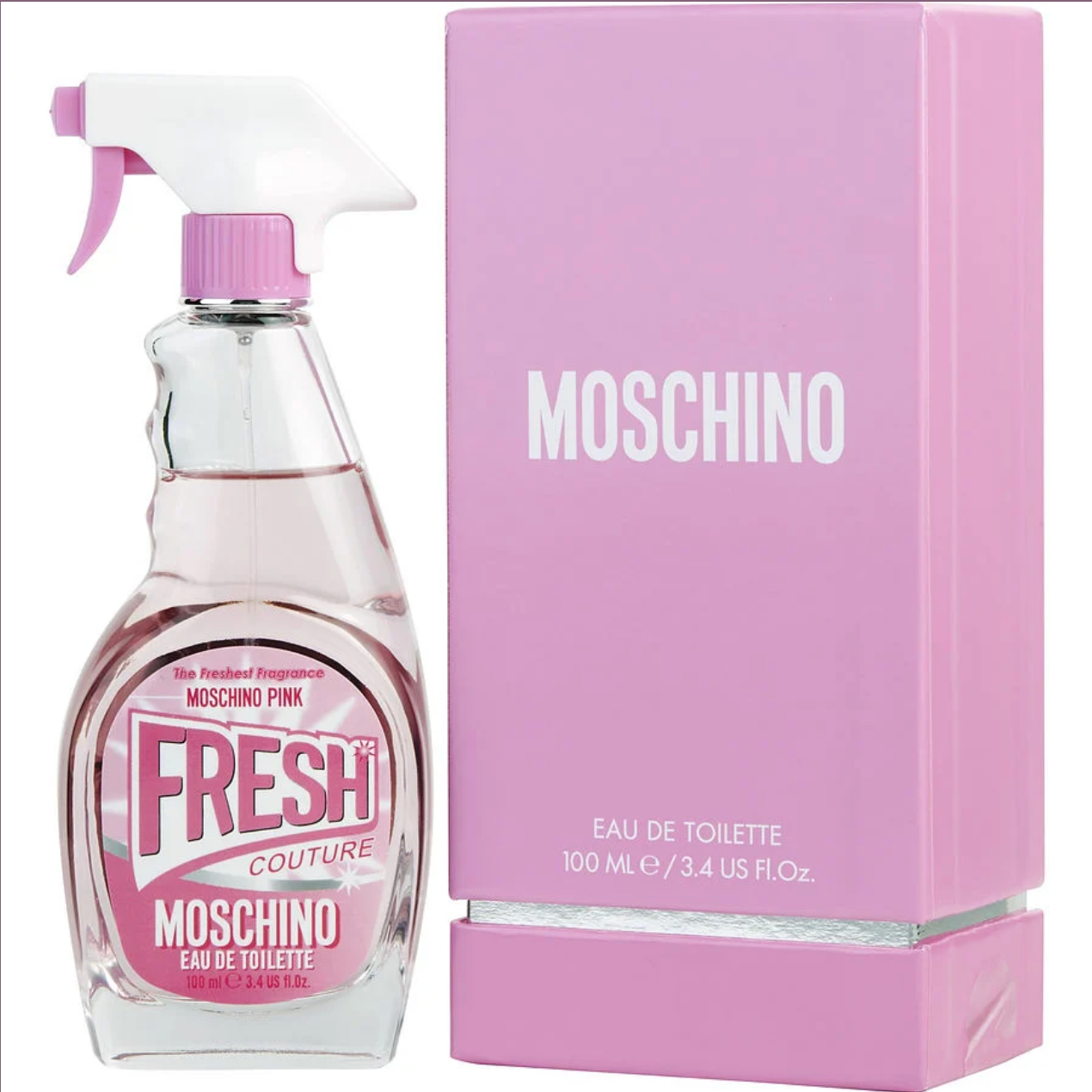 Moschino Pink Fresh Couture women Eau De Toilette Spray 3.4 oz image 0
