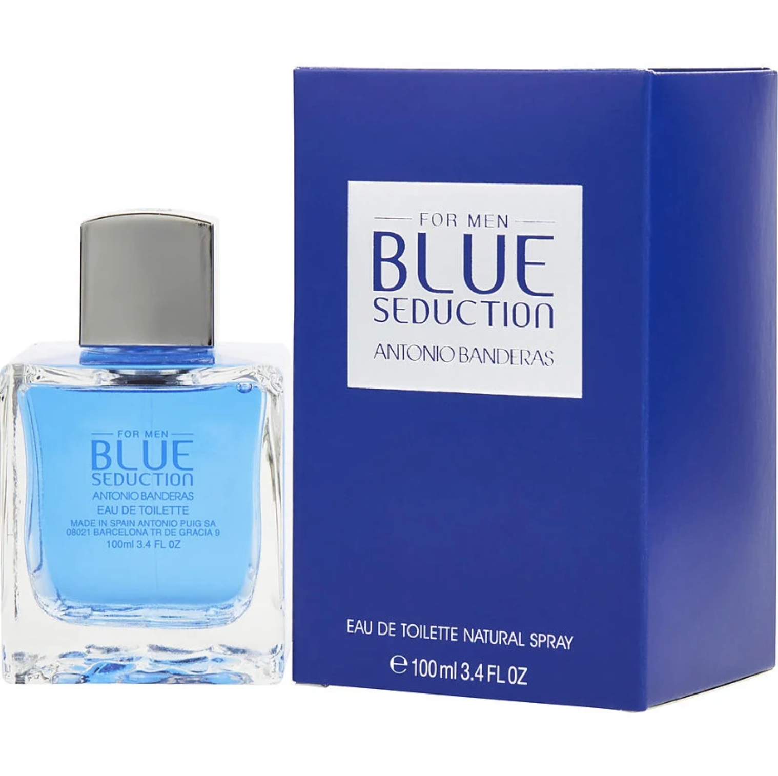 Blue Seduction Men Eau De Toilette Spray by Antonio Banderas - 3.4oz/100ml image