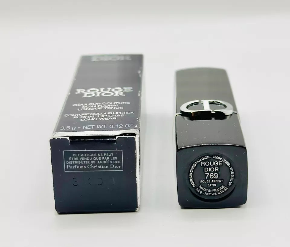 Dior- Rouge Dior Refillable Lipstick - #769 Rouge Ardent .12oz Satin image 1