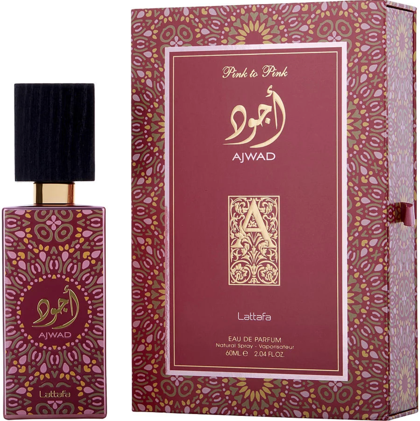 Ajwad Lattafa Pink to Pink by Lattafa Eau De Parfum For Women 2.4 oz image 0
