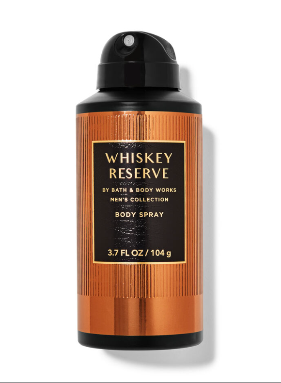 BATH & BODY WORKS WHISKEY RESERVE BODY SPRAY MIST 3.7 OZ image 0