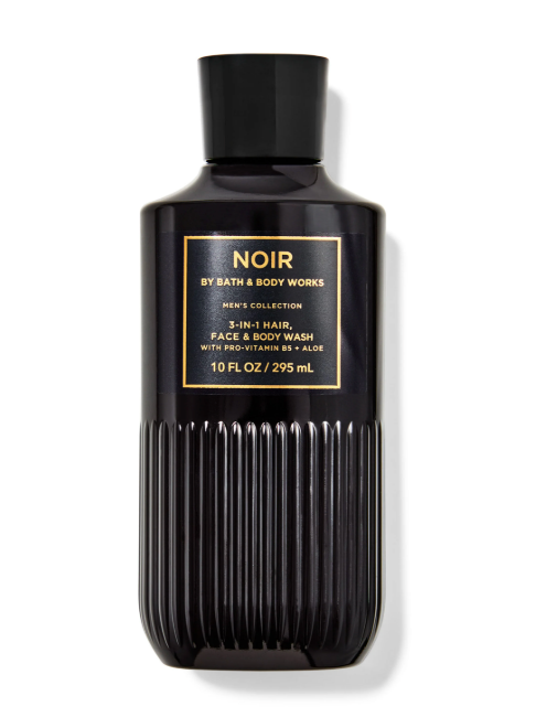 Bath & Body Works Noir Men's 3-in-1 Hair, Face & Body Wash (10 fl oz / 295 mL) image 0