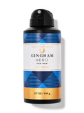 BATH & BODY WORKS GINGHAM HERO FOR MEN BODY SPRAY 3.7 OZ image 0