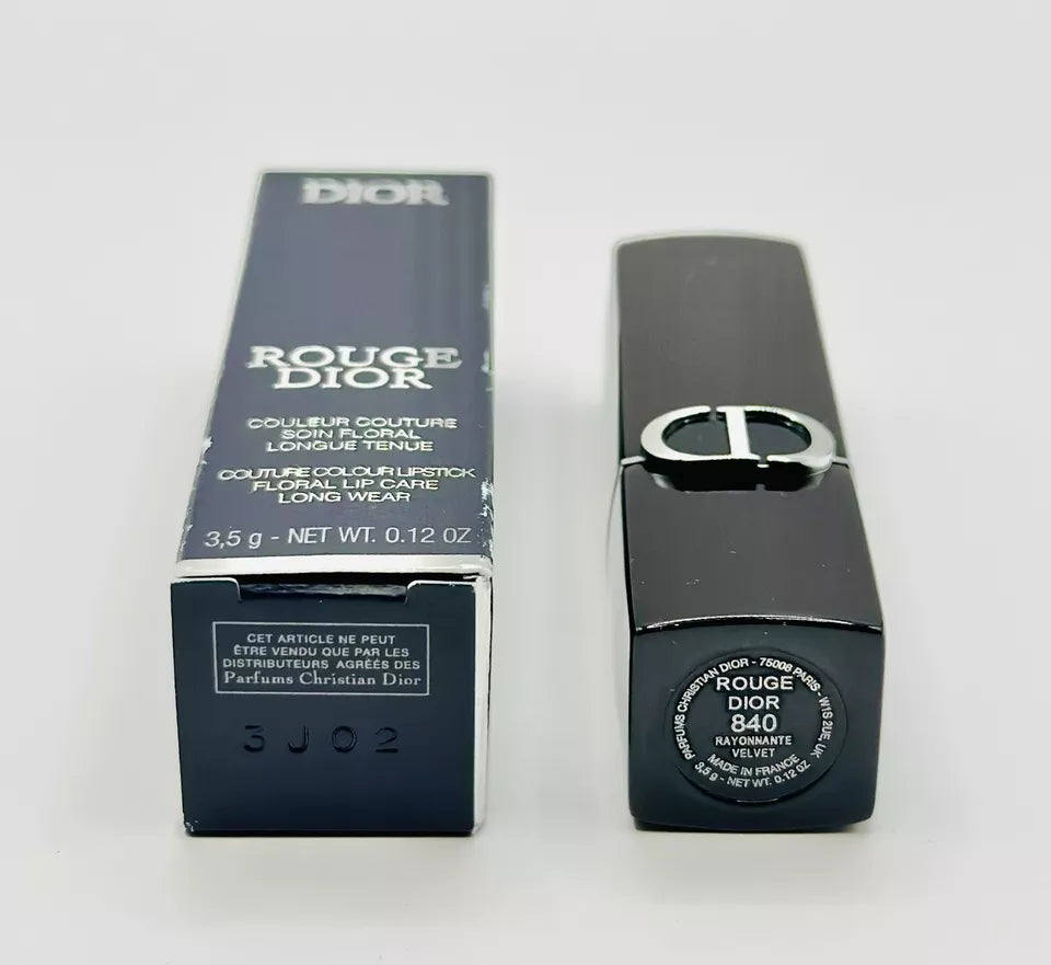 Dior- Rouge Dior Refillable Lipstick - #840 Rayonnante (Velvet)-0.12 Oz - NIB image 1