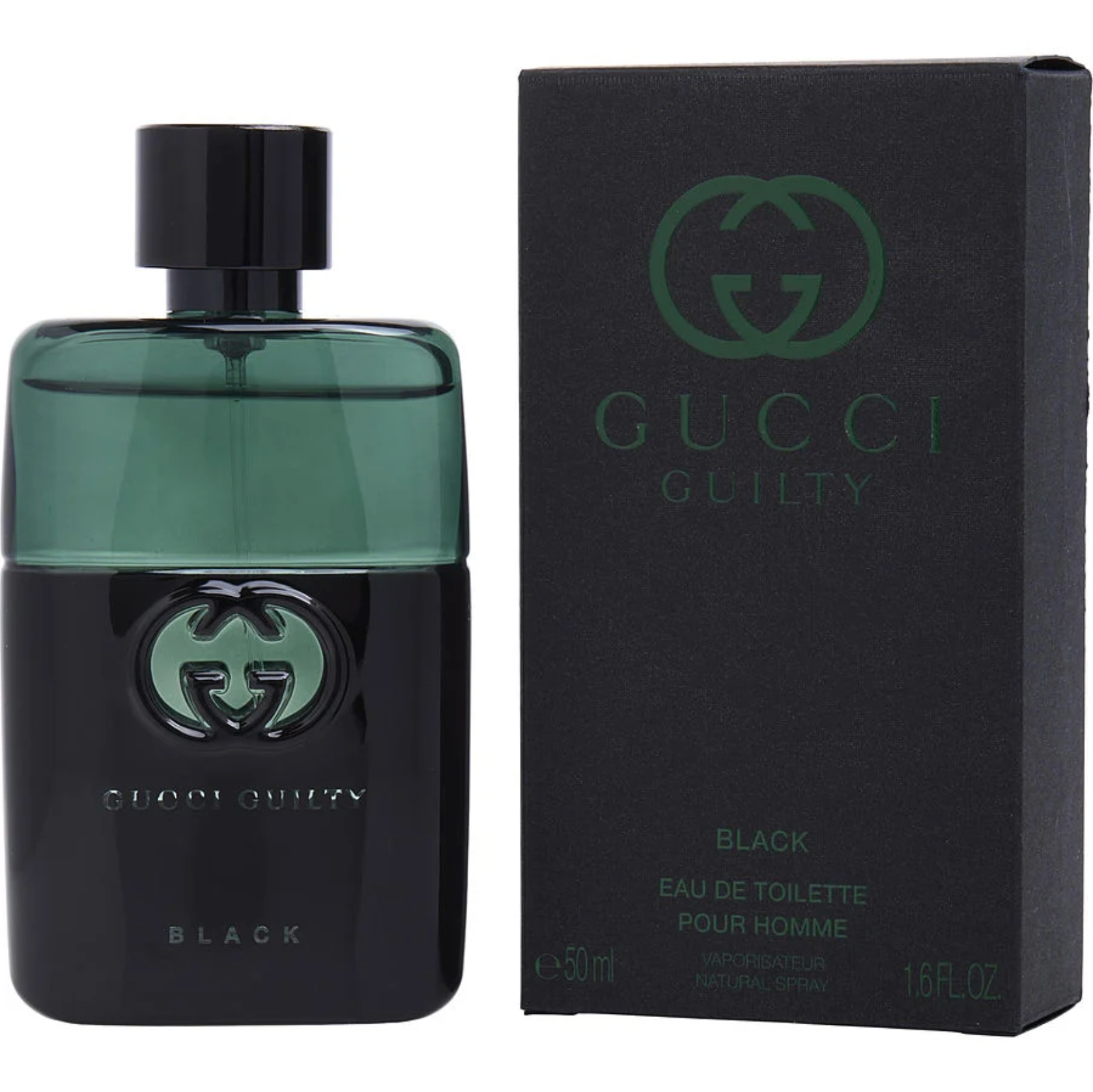 Gucci Guilty Black For Men Eau De Toilette Pour Homme - 1.6oz/50ml image