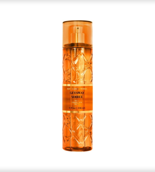 Bath & Body Works Getaway Soiree Fine Fragrance Body Mist Spray 8Oz image 0
