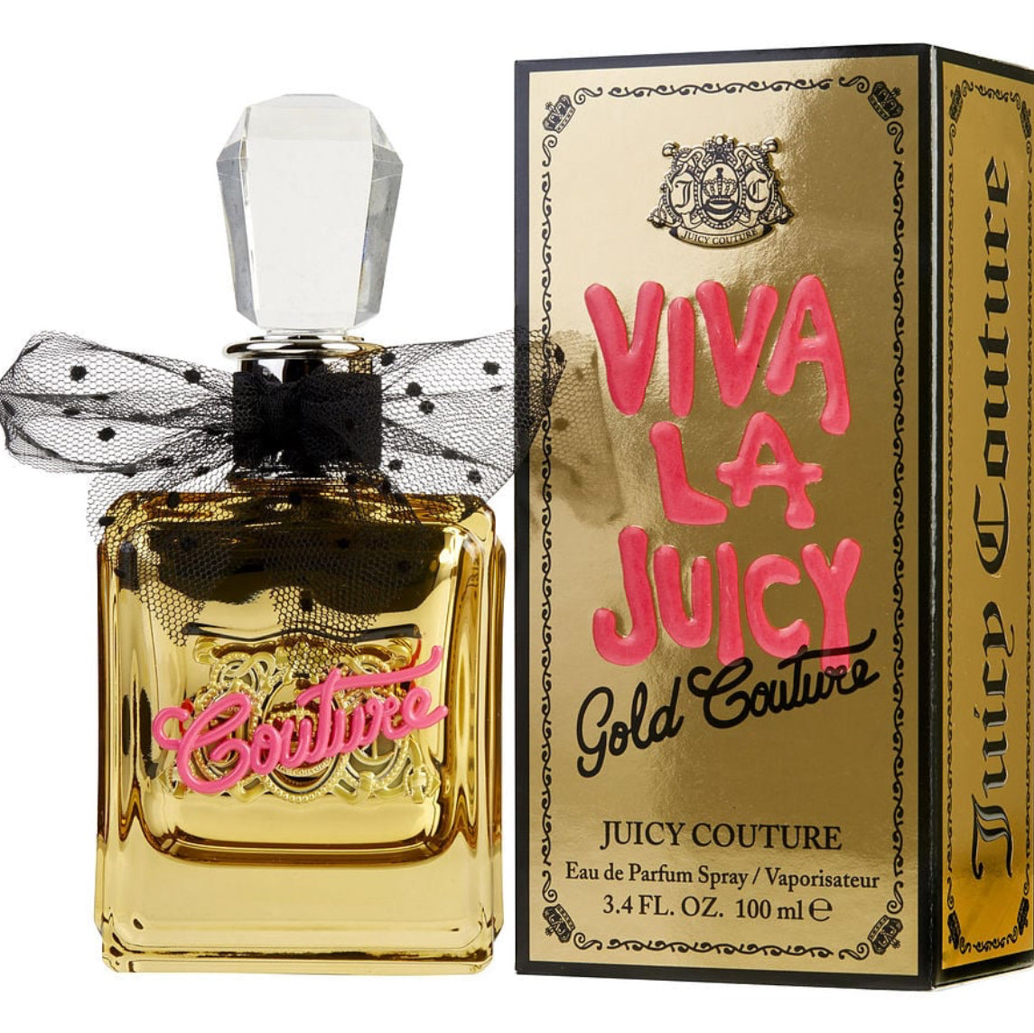 Viva La Juicy Gold Couture women Eau De Parfum Spray - 3.4oz/100ml image