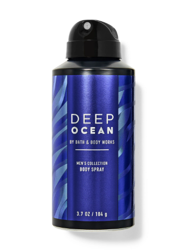 Bath and Body Works Deep Ocean Men's Collection Body Spray 3.7 Oz image 0