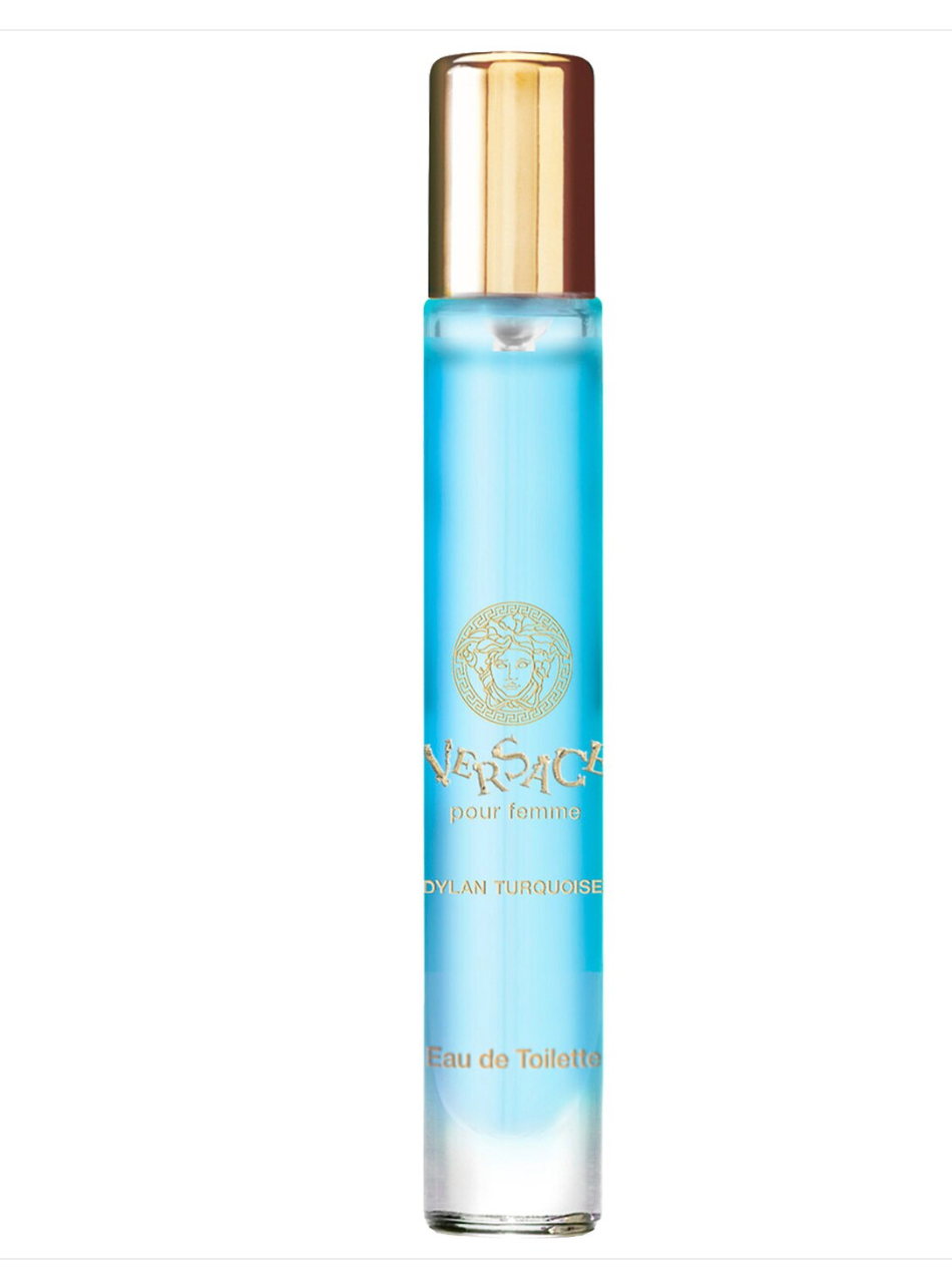 Versace Dylan Turquoise Pour Femme Eau de Toilette Travel Spray .34oz image 0