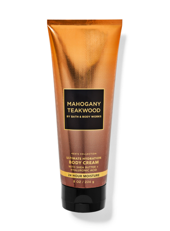 Bath & Body Works Mahogany Teakwood Ultimate Hydration Body Cream – 8 fl oz image 0