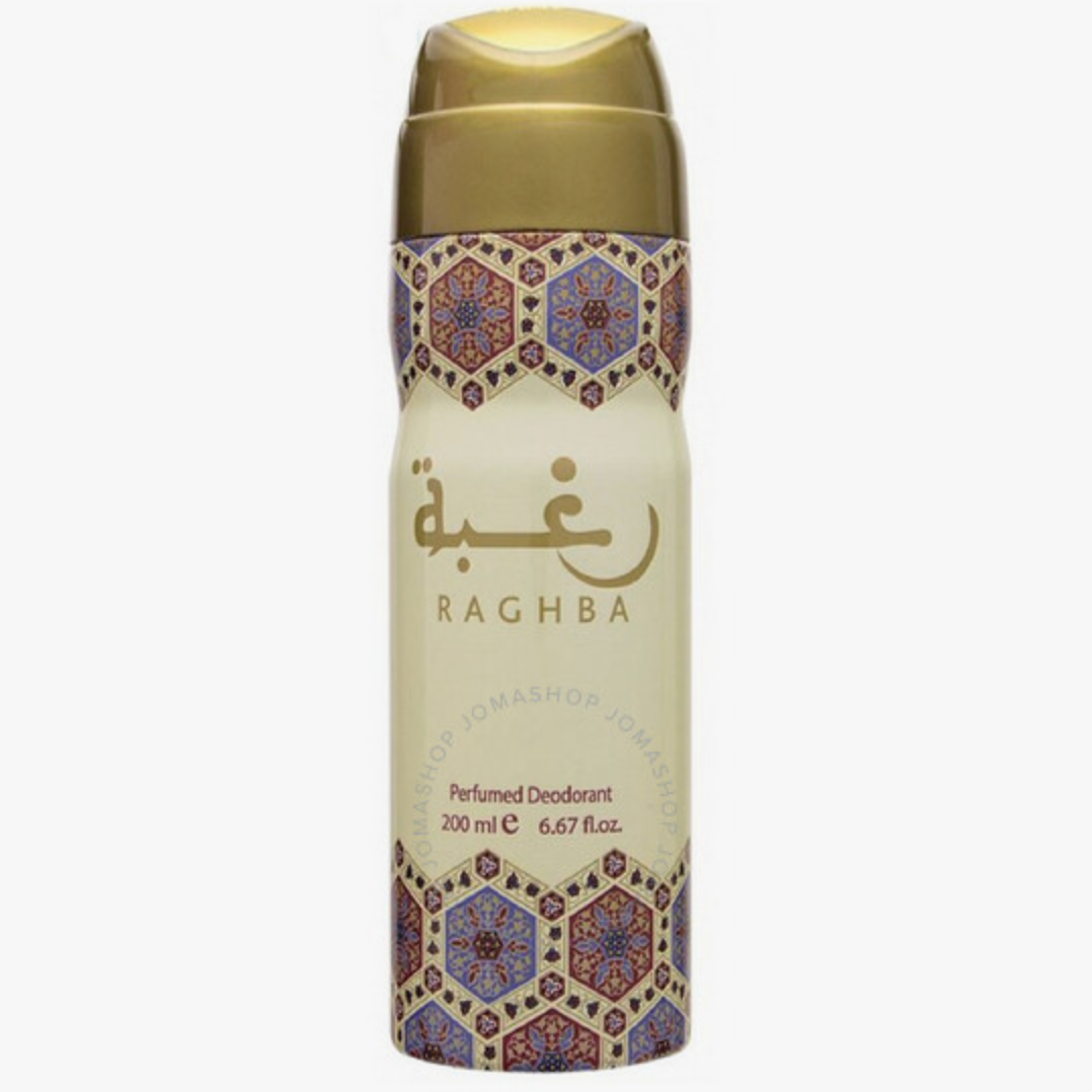LATTAFA Raghba Deodorant Spray 6.67 oz image 0