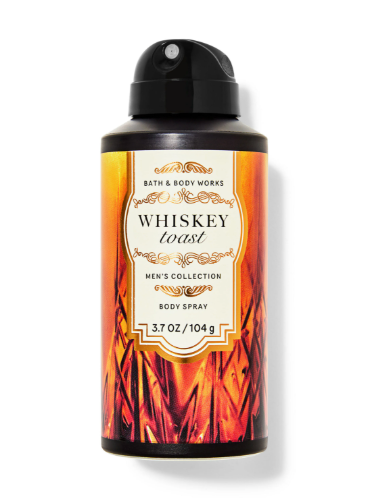 Bath and Body Men's Collection Body Spray Cologne Mist WHISKEY TOAST 3.7 oz image 0