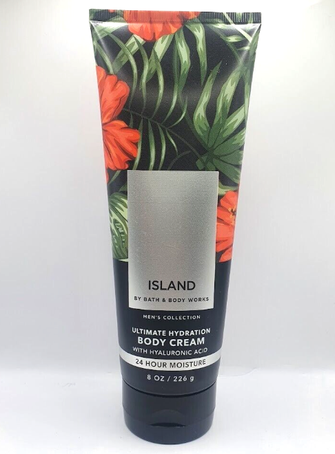 Bath & Body Works – Island Body Cream for Men (8 oz / 226 g) image 0