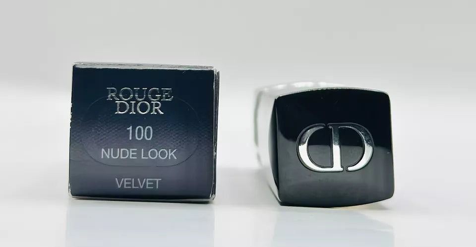 Dior Rouge Dior Lipstick - 100 Nude Look Velvet .12oz image 2