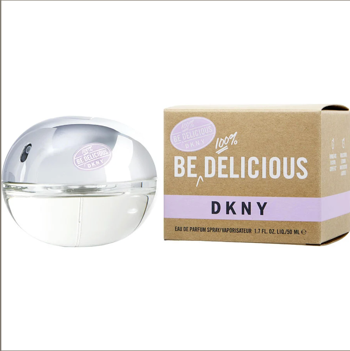 Dkny Be 100% Delicious Women Eau De Parfum Spray 1.7 oz image 0