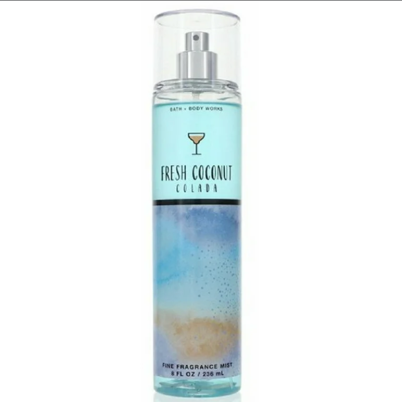 FRESH COCONUT COLADA BATH & BODY WORKS FINE FRAGRANCE BODY MIST 8oz image 0