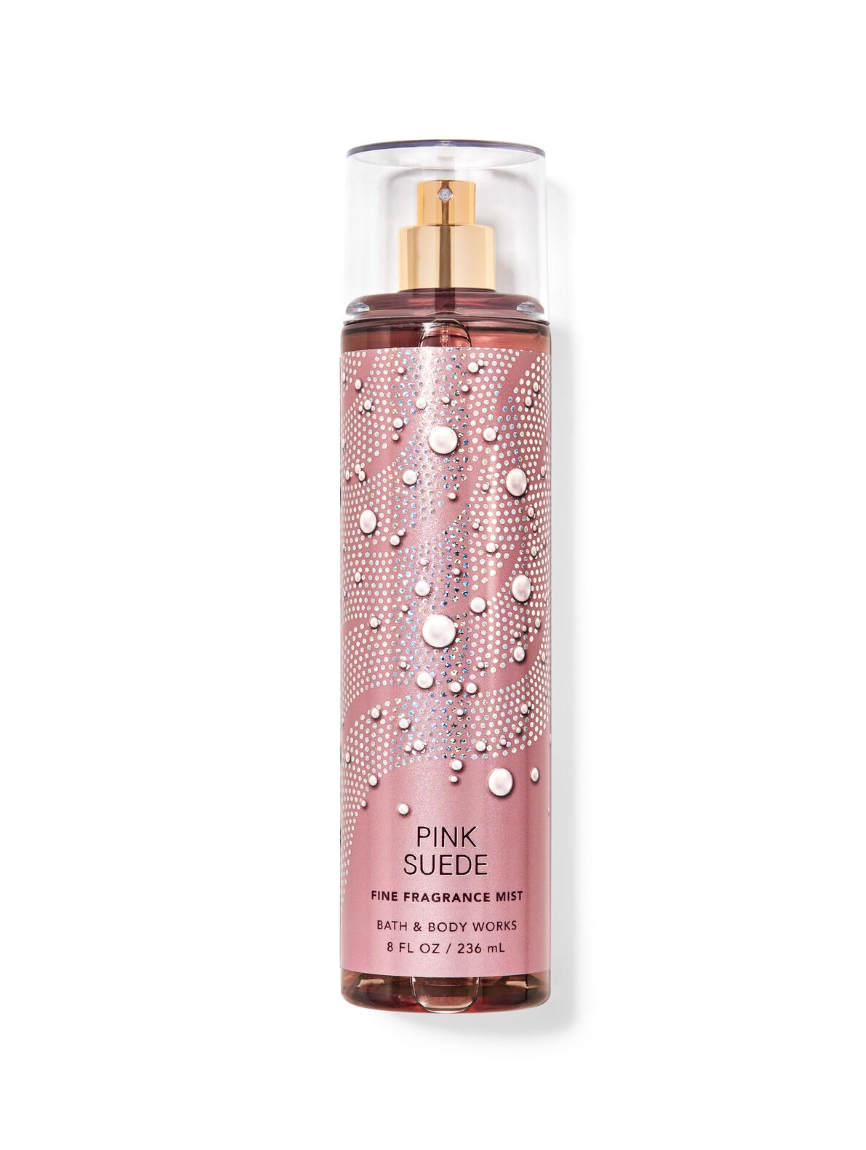 Bath & Body Works Pink Suede Fine Fragrance Body Spray Mist, Warm Vanilla Sugar (Pink Suede) image 0