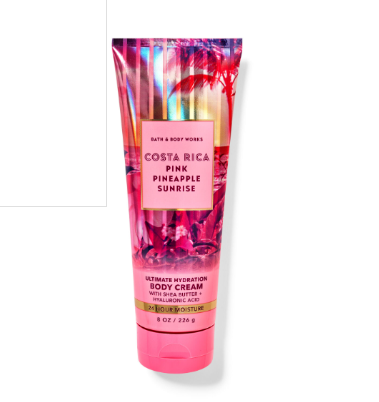 COSTA RICA Pink pineapple sunrise Body cream by BATH & BODY WORKS/8oz image 0