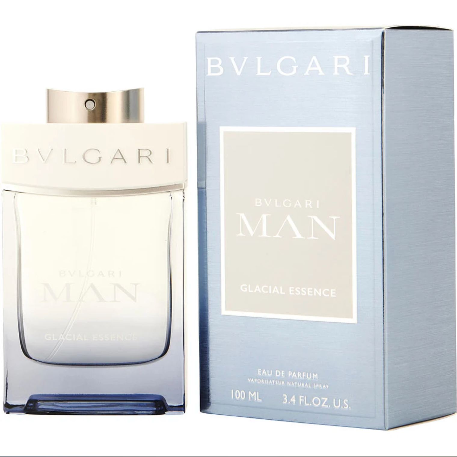 Bvlgari Man Glacial Essence men Eau De Parfum Spray 3.4 oz image 0